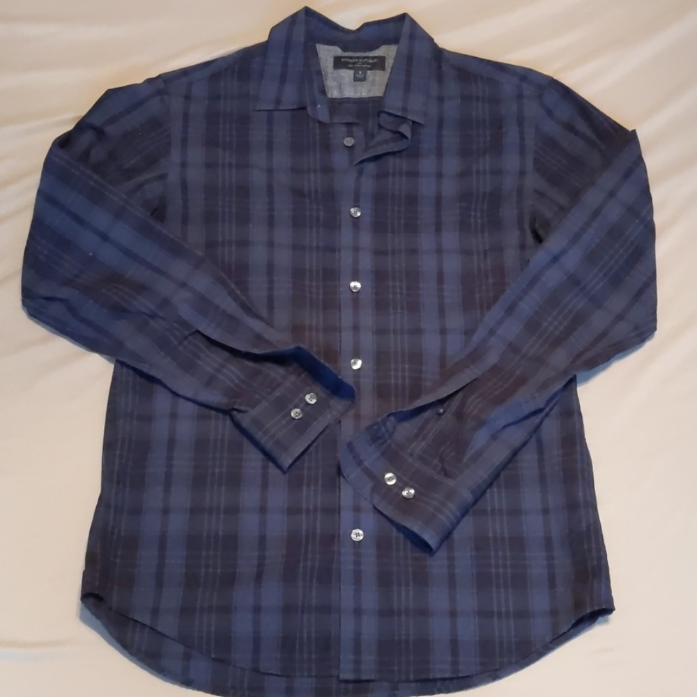 Banana Republic plaid button down